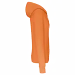 PS_K4030-S_LIGHTORANGE - Hidalgo Ecologische herensweater met capuchon en ritssluiting, light orange — productfoto 22