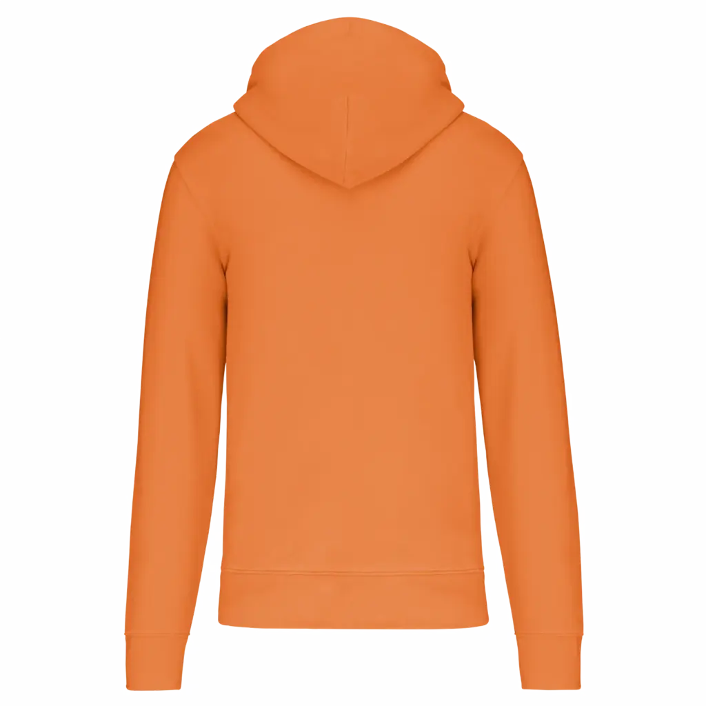 PS_K4030-B_LIGHTORANGE - Hidalgo Ecologische herensweater met capuchon en ritssluiting, light orange — productfoto 24