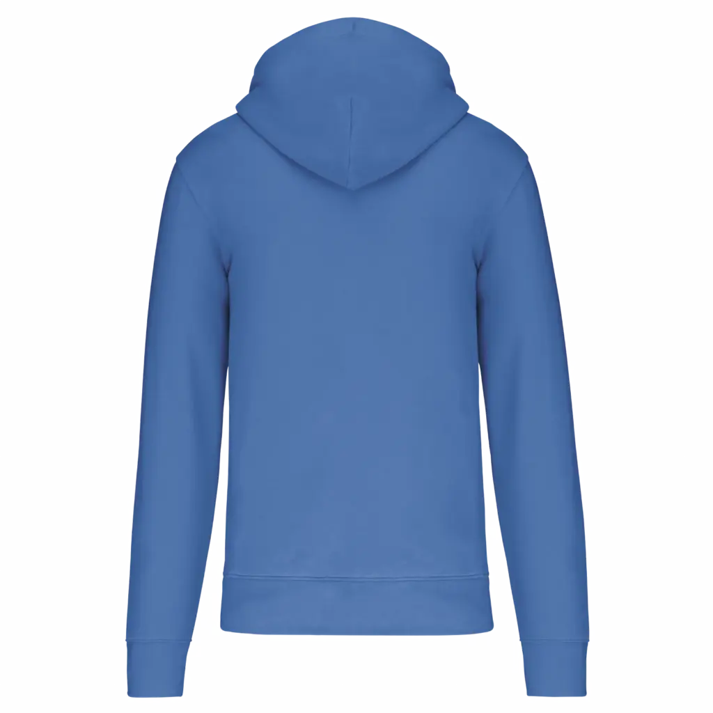 PS_K4030-B_LIGHTROYALBLUE - Hidalgo Ecologische herensweater met capuchon en ritssluiting, light royal blue — productfoto 27