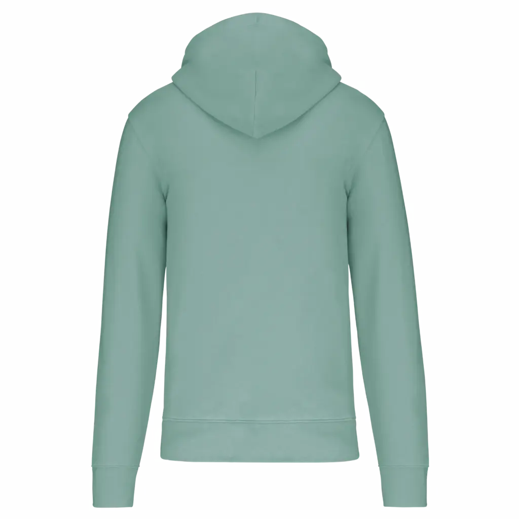 PS_K4030-B_SAGE - Hidalgo Ecologische herensweater met capuchon en ritssluiting, sage — productfoto 39