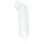PS_K4030-S_WHITE - Hidalgo Ecologische herensweater met capuchon en ritssluiting, white — productfoto 40