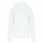 PS_K4030-B_WHITE - Hidalgo Ecologische herensweater met capuchon en ritssluiting, white — productfoto 42