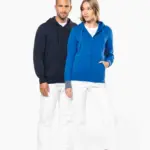 K4030-K4031-5_2025 - Hidalgo Ecologische damessweater met capuchon en ritssluiting — productfoto 9
