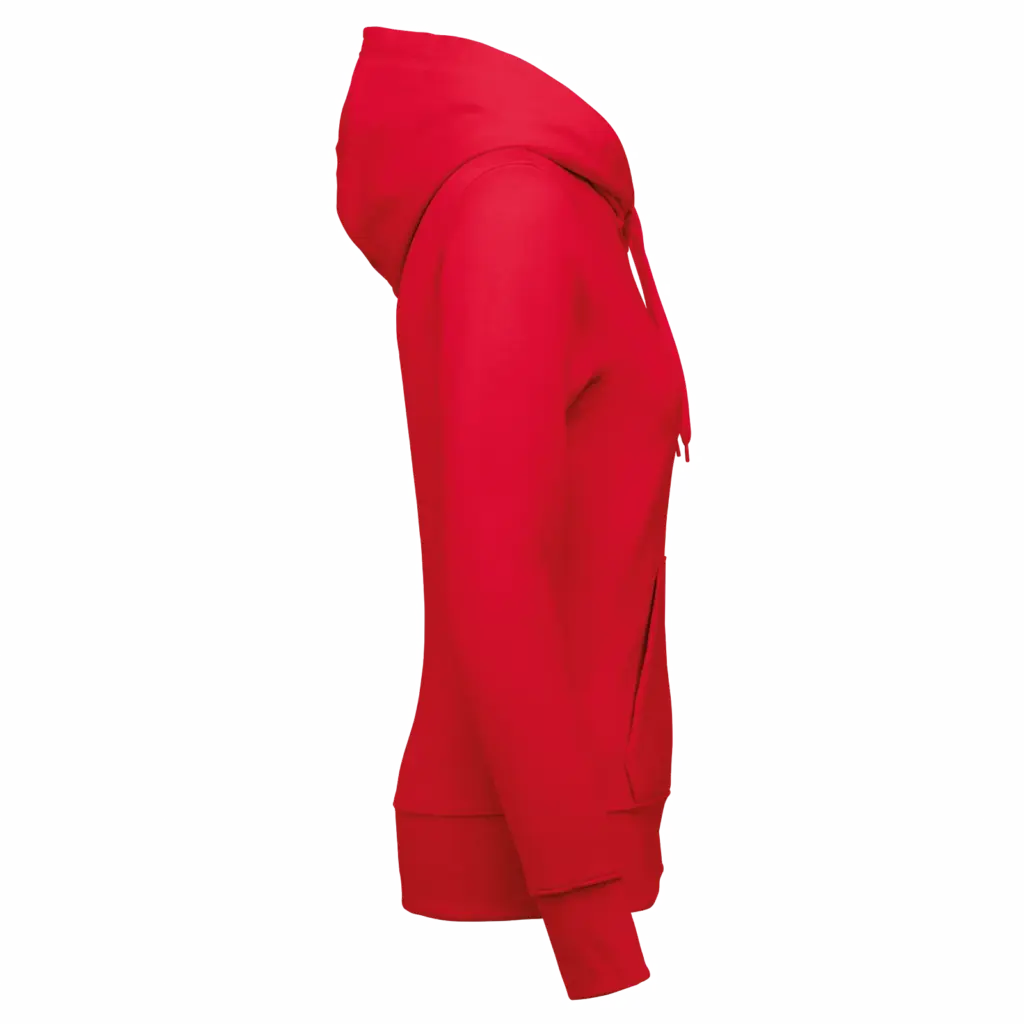 Ecologische damessweater met capuchon en ritssluiting — productfoto 38
