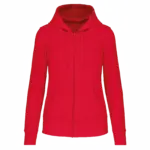 Ecologische damessweater met capuchon en ritssluiting — productfoto 39