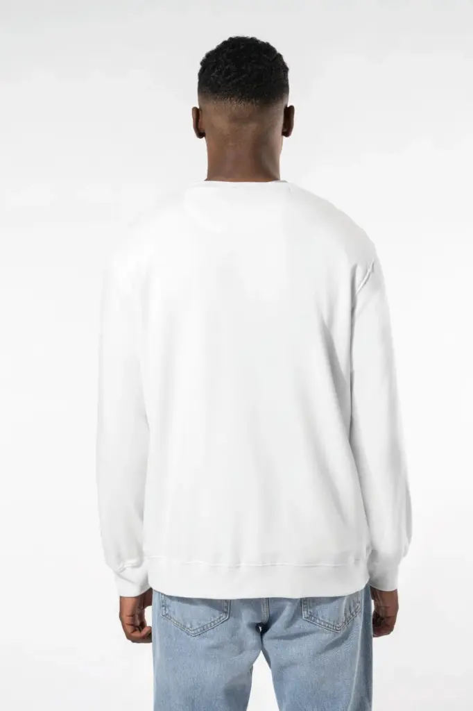 Sweater ronde hals 80/20 uniseks — productfoto 2