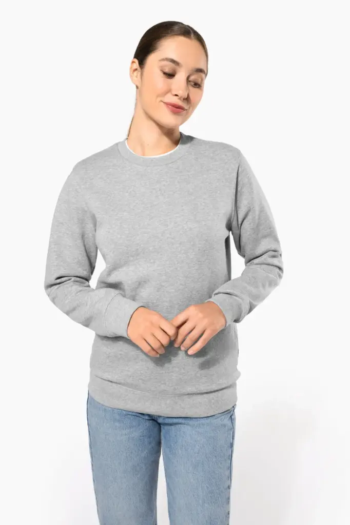 Sweater ronde hals 80/20 uniseks — productfoto 3