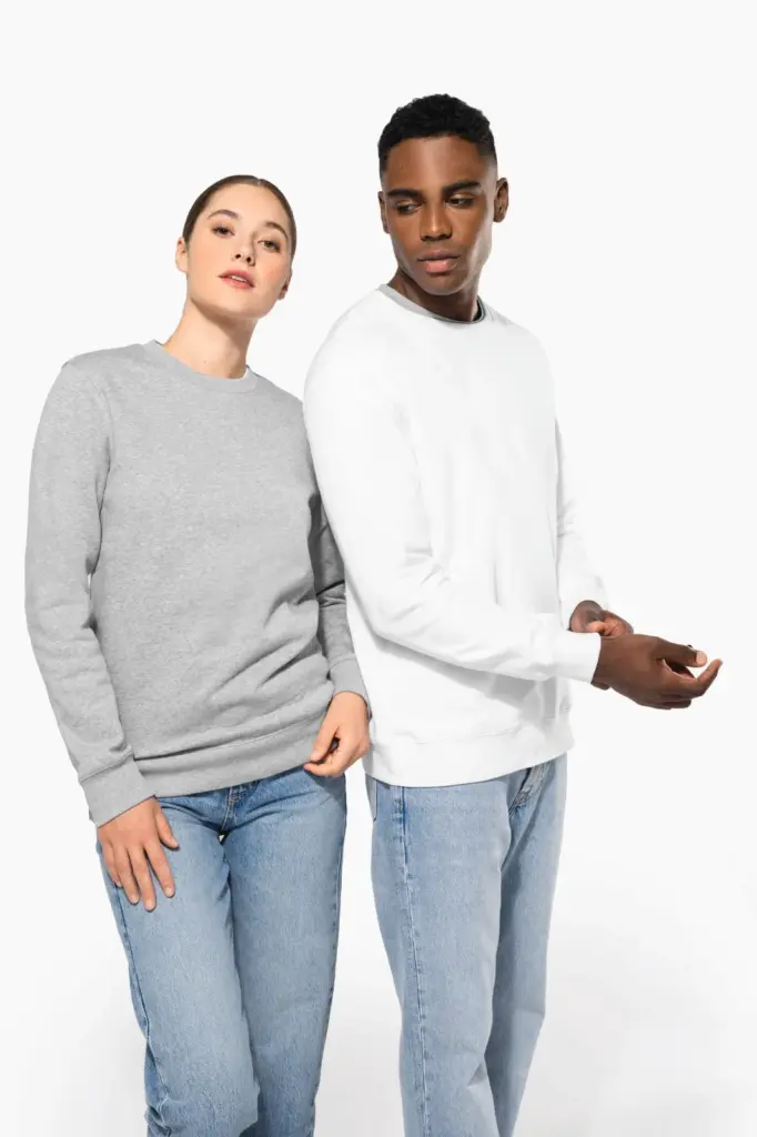 Sweater ronde hals 80/20 uniseks — productfoto 11