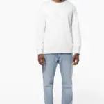Sweater ronde hals 80/20 uniseks — productfoto 12