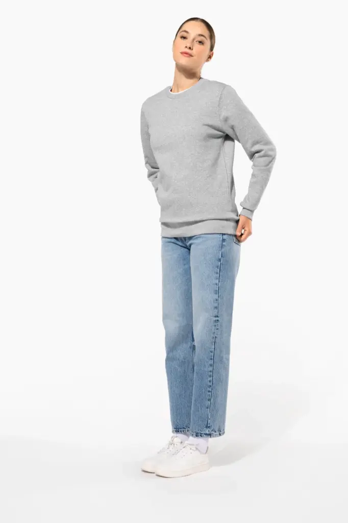 Sweater ronde hals 80/20 uniseks — productfoto 13
