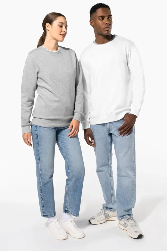 Sweater ronde hals 80/20 uniseks — productfoto 14