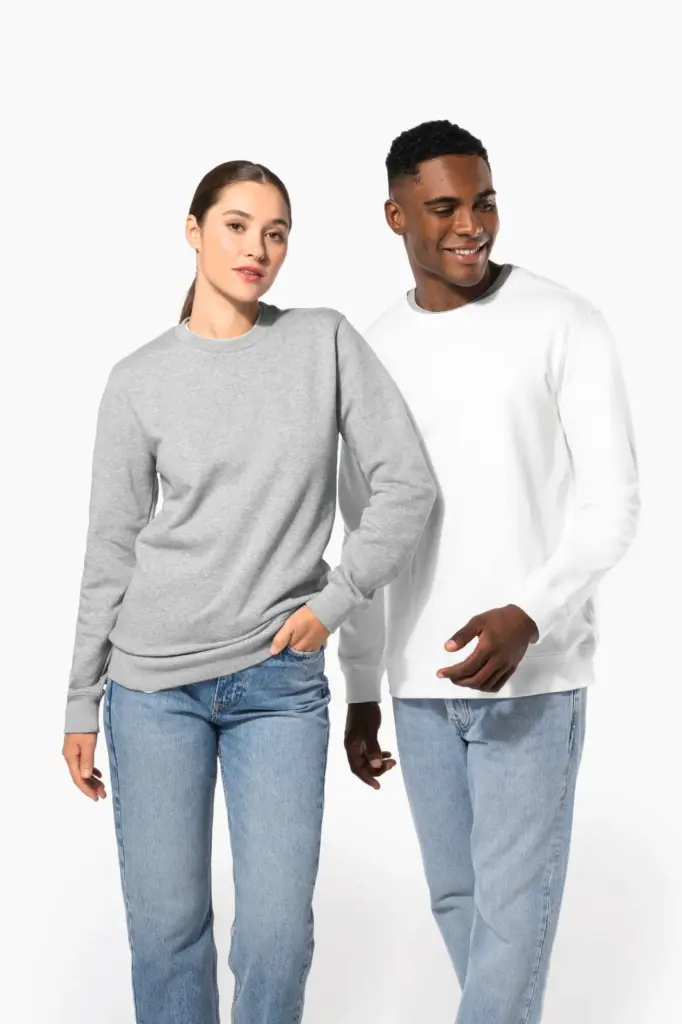 Sweater ronde hals 80/20 uniseks — productfoto 15