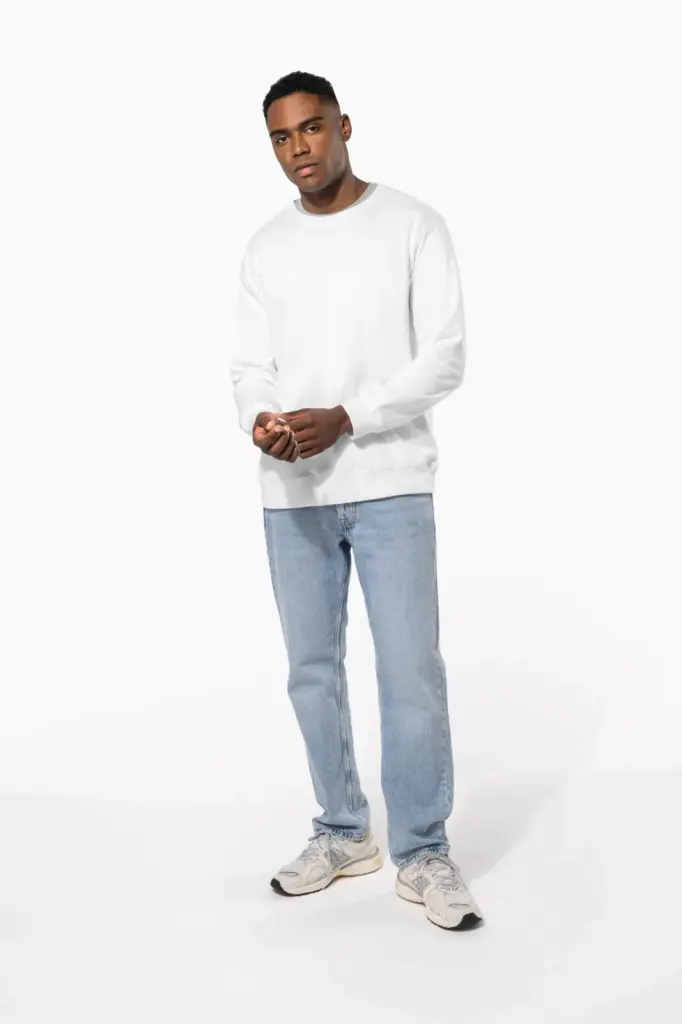 Sweater ronde hals 80/20 uniseks — productfoto 17