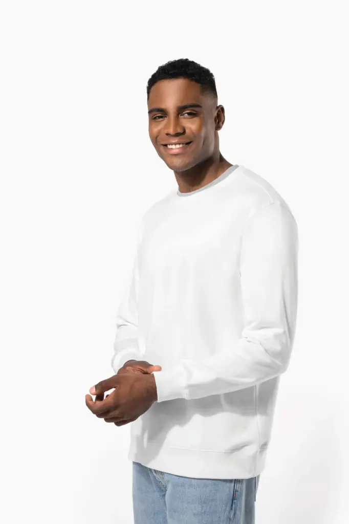 Sweater ronde hals 80/20 uniseks — productfoto 18