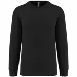 Sweater ronde hals 80/20 uniseks, black — productfoto 20