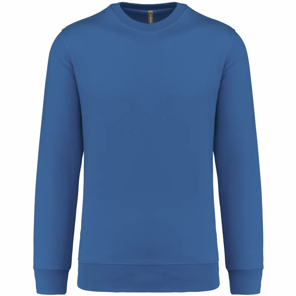 Sweater ronde hals 80/20 uniseks, light royal blue — productfoto 23