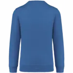 Sweater ronde hals 80/20 uniseks, light royal blue — productfoto 24