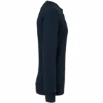 Sweater ronde hals 80/20 uniseks, navy — productfoto 25