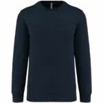 Sweater ronde hals 80/20 uniseks, navy — productfoto 26
