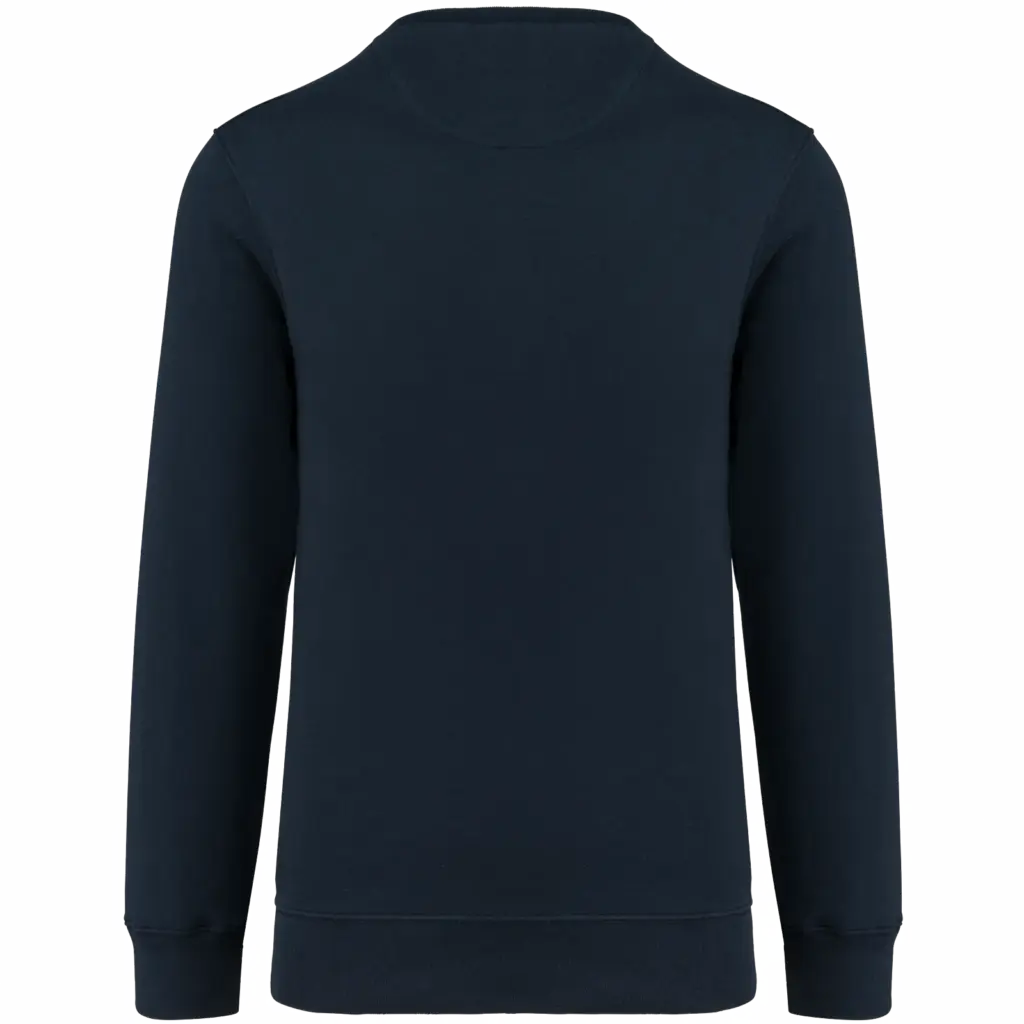 Sweater ronde hals 80/20 uniseks, navy — productfoto 27