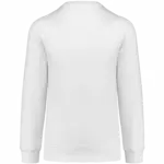 Sweater ronde hals 80/20 uniseks, white — productfoto 36