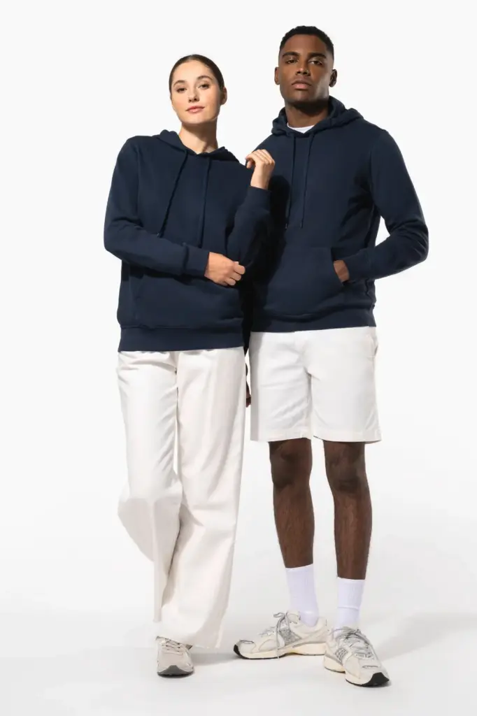 Sweater met capuchon 80/20 uniseks — productfoto 13