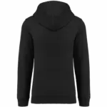 Sweater met capuchon 80/20 uniseks, black — productfoto 16