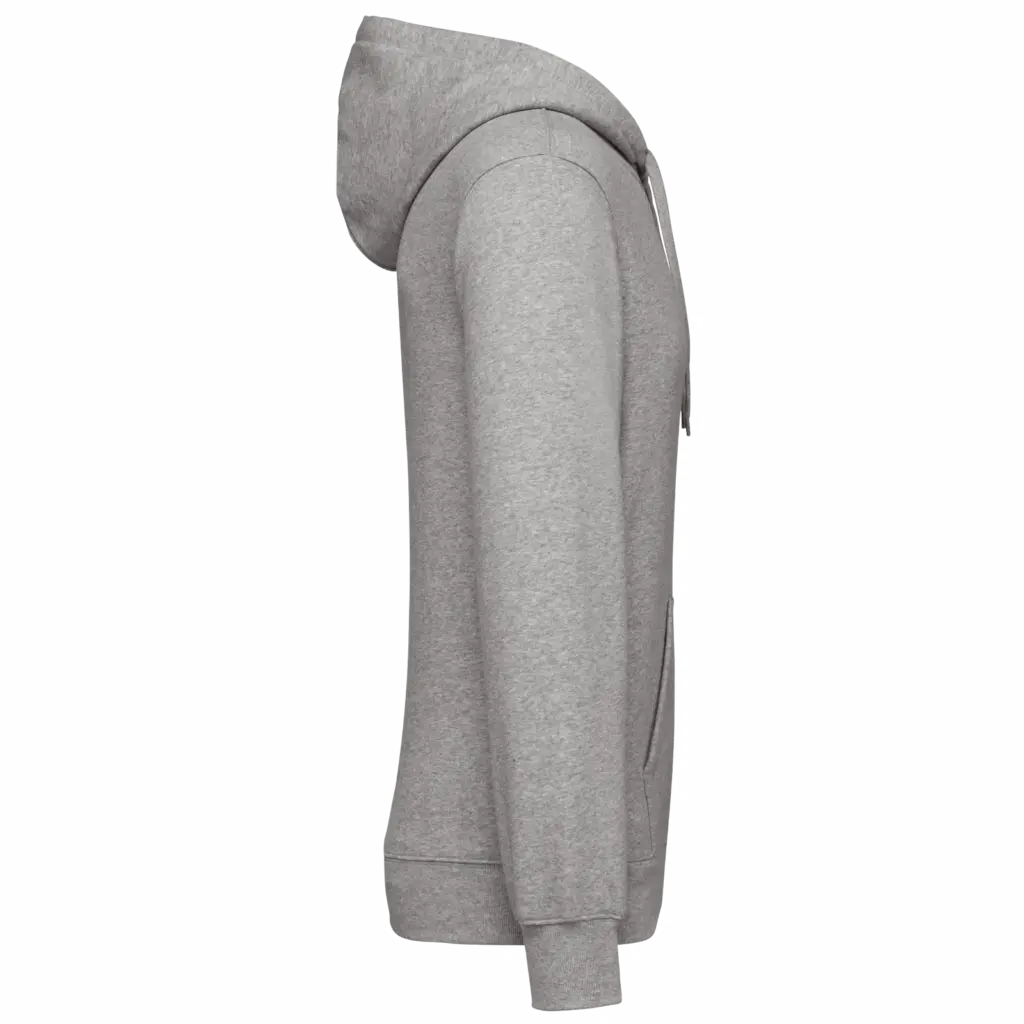 Sweater met capuchon 80/20 uniseks, oxford grey — productfoto 23