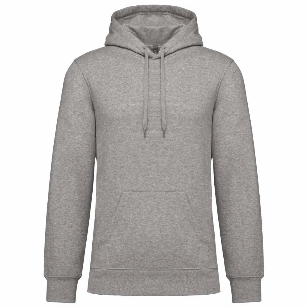 Sweater met capuchon 80/20 uniseks, oxford grey — productfoto 24