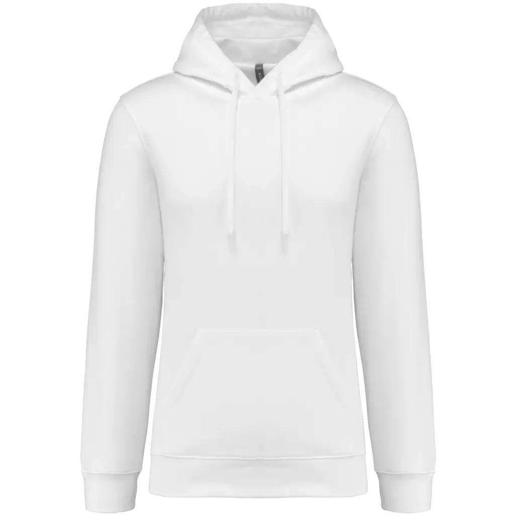 Sweater met capuchon 80/20 uniseks, white — productfoto 30