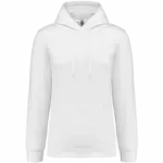 Sweater met capuchon 80/20 uniseks, white — productfoto 30
