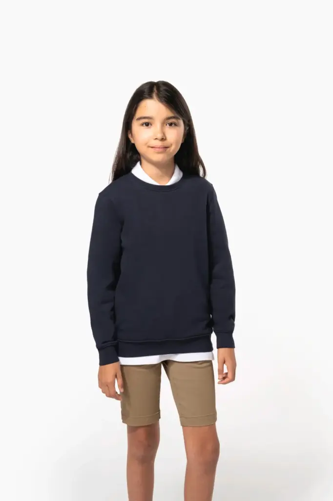 Kindersweater met ronde hals