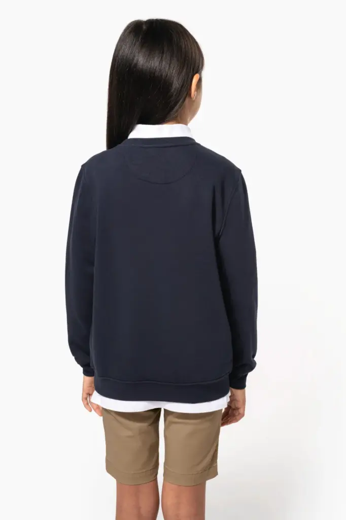 K4038-2_2024 - Hidalgo-werbeartikel Kindersweater met ronde hals — productfoto 2