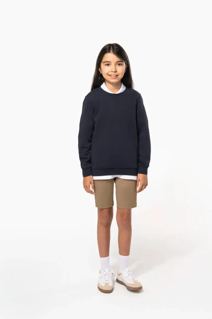 K4038-K7008_2024 - Hidalgo-werbeartikel Kindersweater met ronde hals — productfoto 4