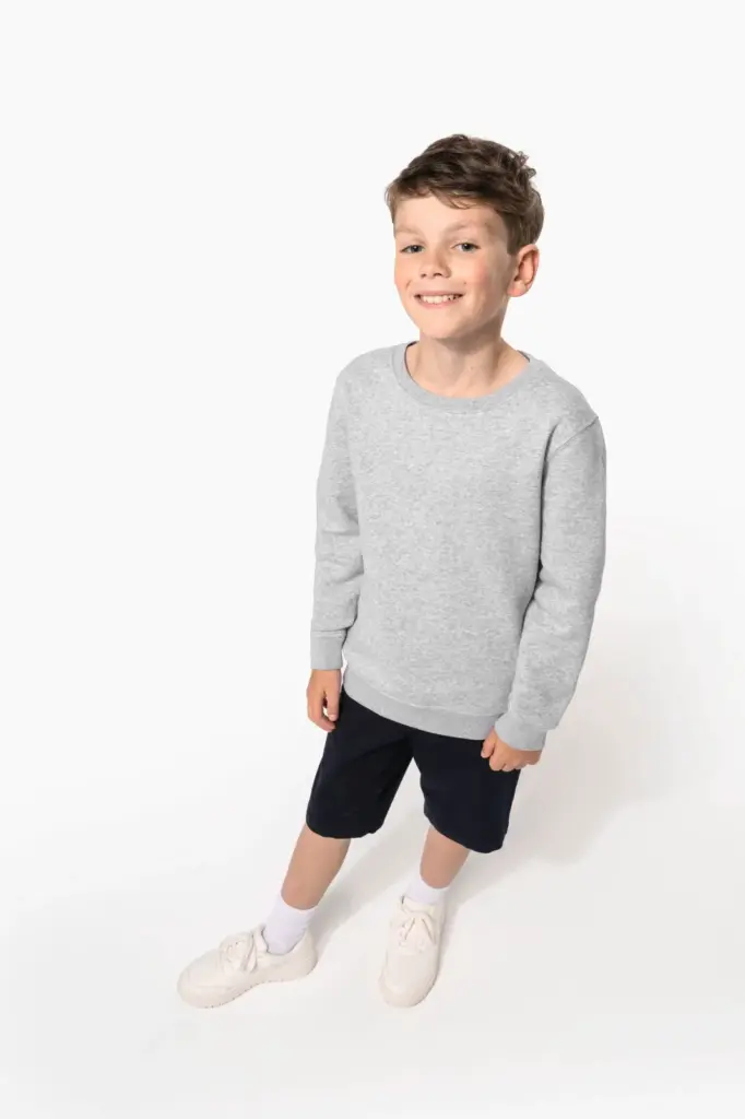 K4038-K7007-2_2024 - Hidalgo-werbeartikel Kindersweater met ronde hals — productfoto 12