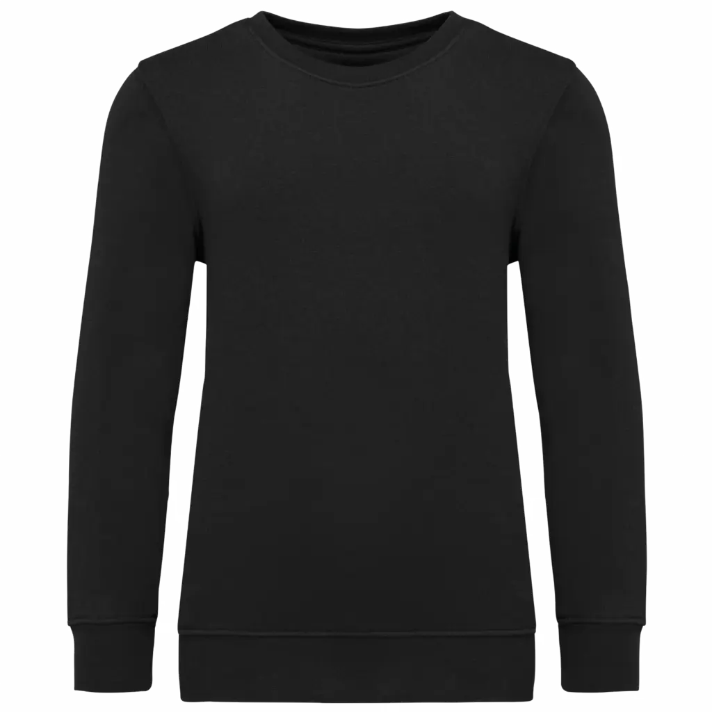 PS_K4038_BLACK - Hidalgo-werbeartikel Kindersweater met ronde hals, black — productfoto 17