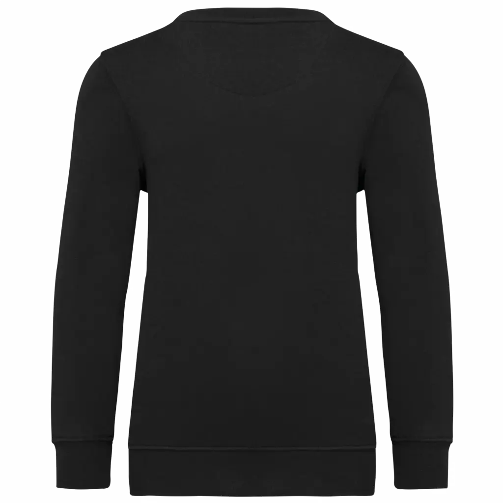 PS_K4038-B_BLACK - Hidalgo-werbeartikel Kindersweater met ronde hals, black — productfoto 18