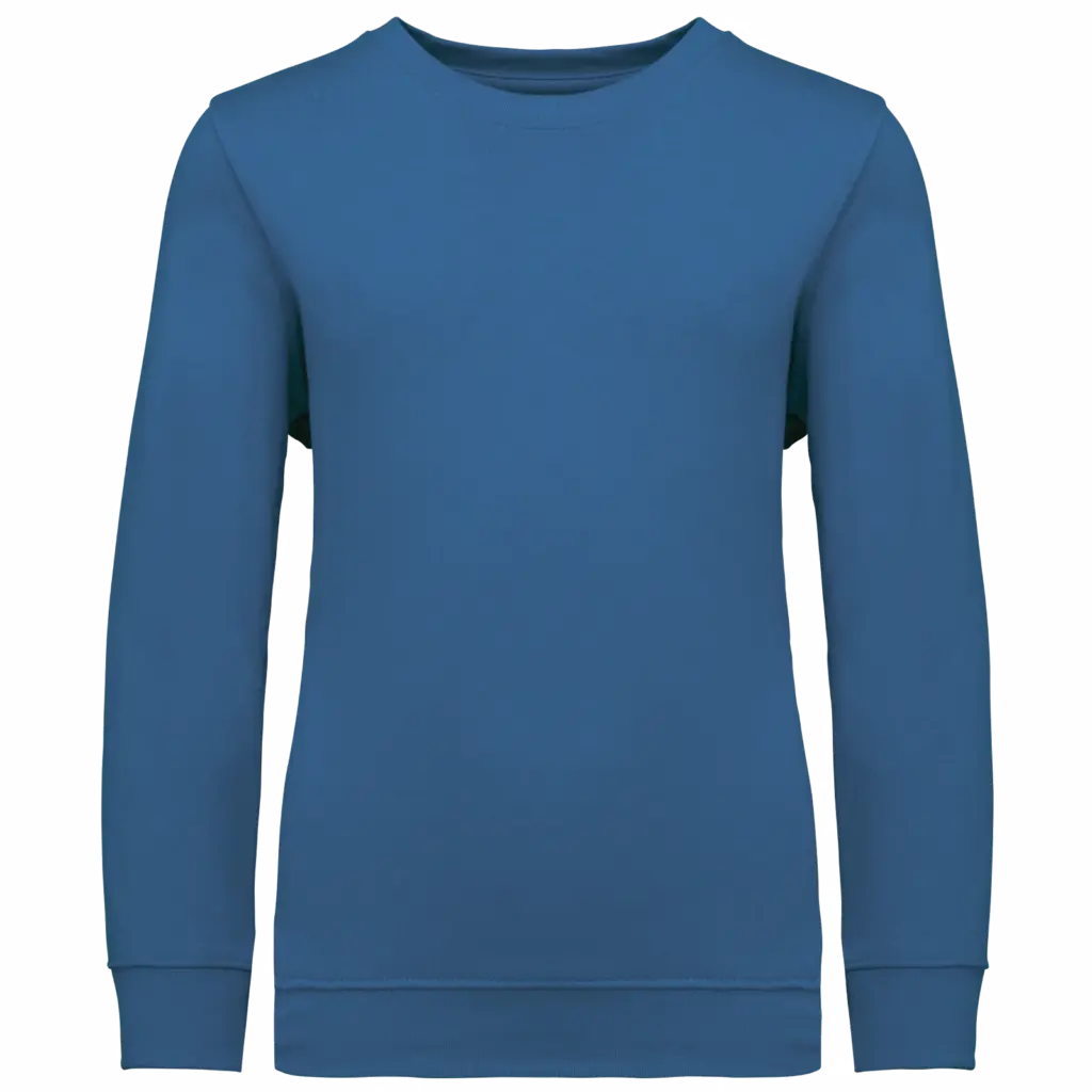 PS_K4038_LIGHTROYALBLUE - Hidalgo-werbeartikel Kindersweater met ronde hals, light royal blue — productfoto 20