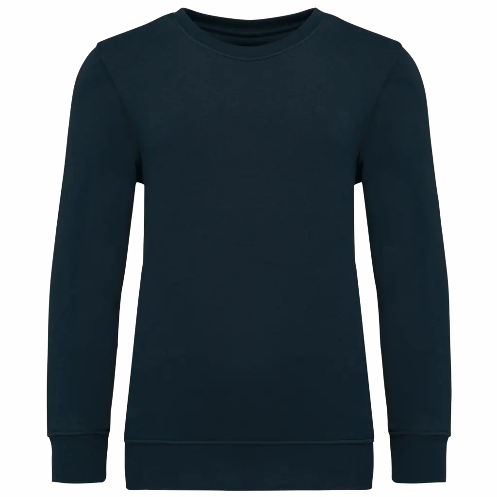 PS_K4038_NAVY - Hidalgo-werbeartikel Kindersweater met ronde hals, navy — productfoto 23