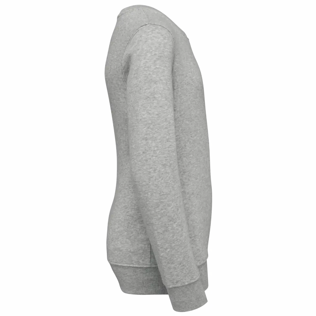 PS_K4038-S_OXFORDGREY - Hidalgo-werbeartikel Kindersweater met ronde hals, oxford grey — productfoto 25
