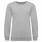 PS_K4038_OXFORDGREY - Hidalgo-werbeartikel Kindersweater met ronde hals, oxford grey — productfoto 26