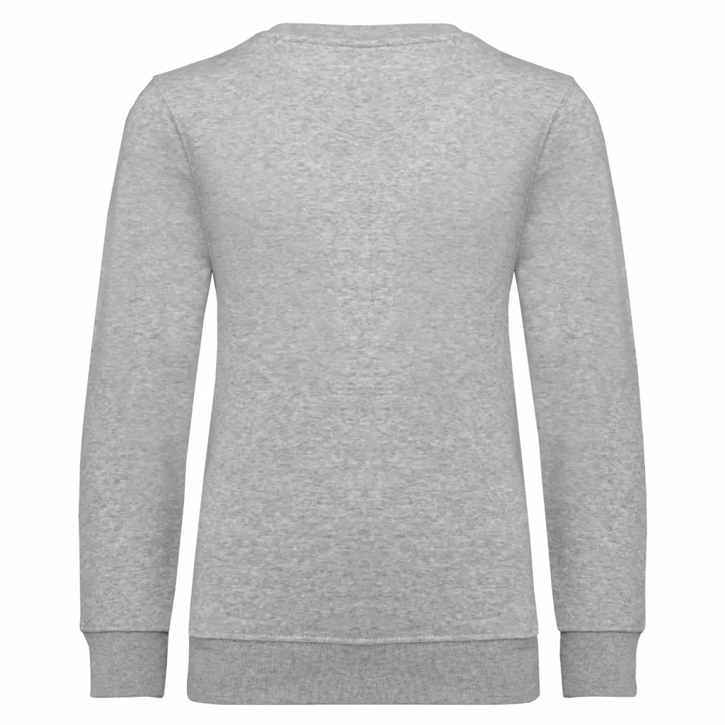 PS_K4038-B_OXFORDGREY - Hidalgo-werbeartikel Kindersweater met ronde hals, oxford grey — productfoto 27