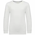 PS_K4038_WHITE - Hidalgo-werbeartikel Kindersweater met ronde hals, white — productfoto 32