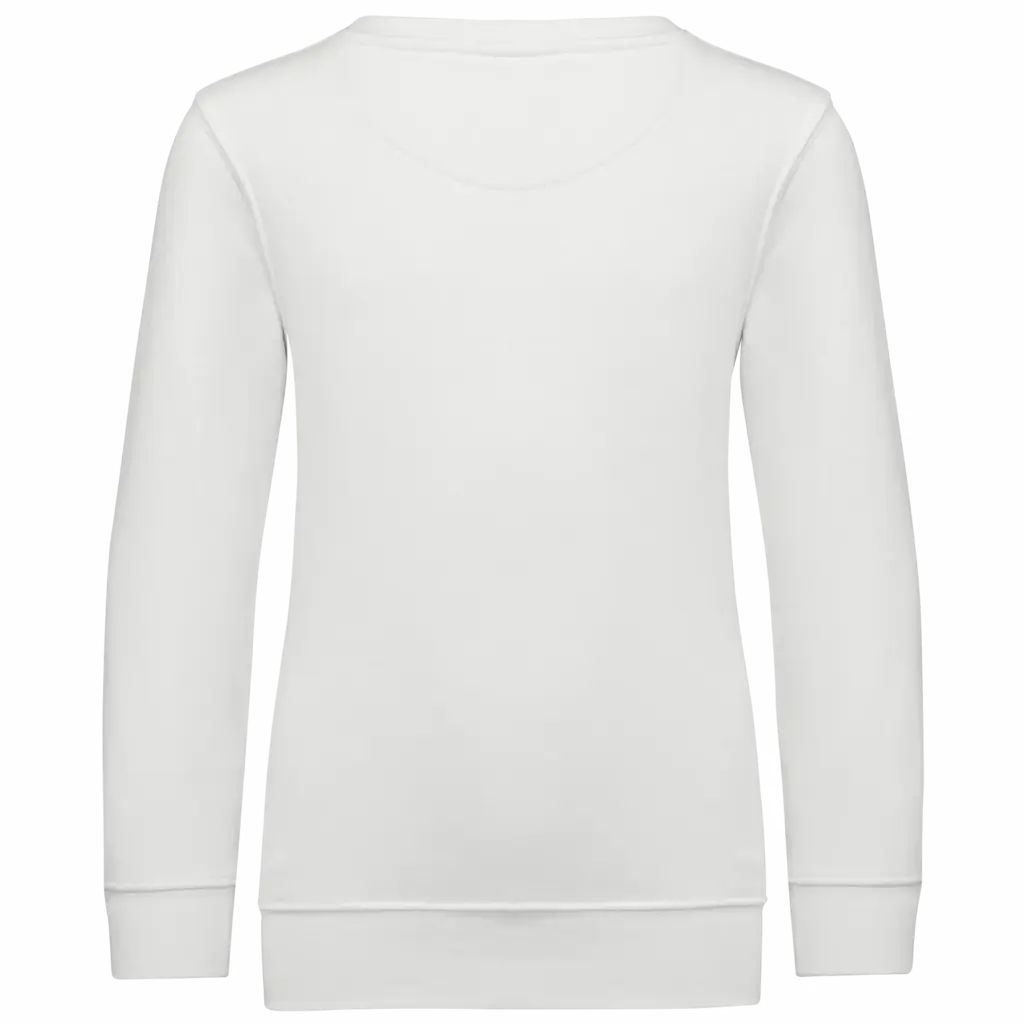 PS_K4038-B_WHITE - Hidalgo-werbeartikel Kindersweater met ronde hals, white — productfoto 33