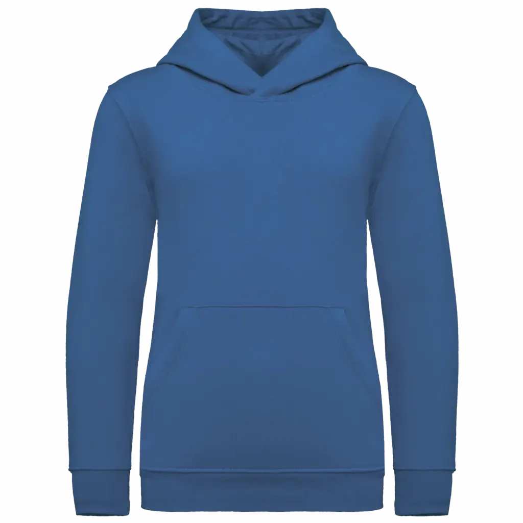Kindersweater met capuchon, light royal blue — productfoto 20