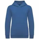 Kindersweater met capuchon, light royal blue — productfoto 20