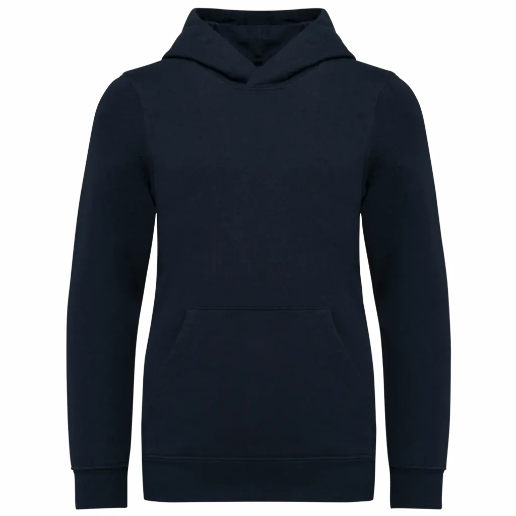 Kindersweater met capuchon, navy — productfoto 23