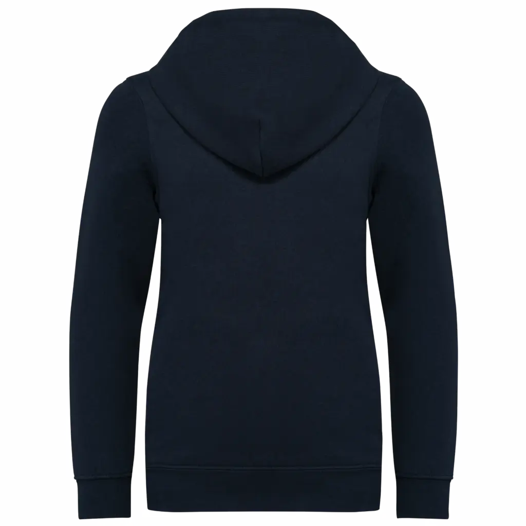 Kindersweater met capuchon, navy — productfoto 24