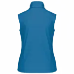 Dames softshell bodywarmer, aqua blue — productfoto 8