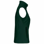 Dames softshell bodywarmer, bottle green — productfoto 12
